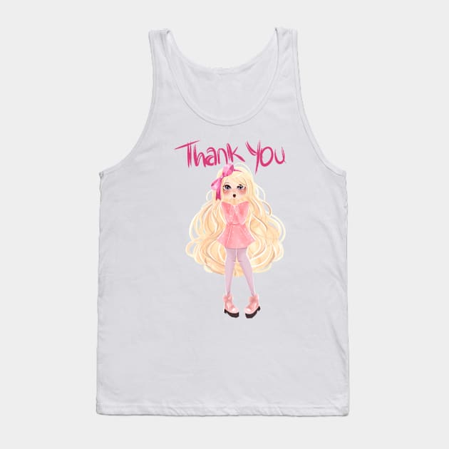 cute girl Tank Top by dindafirstiana